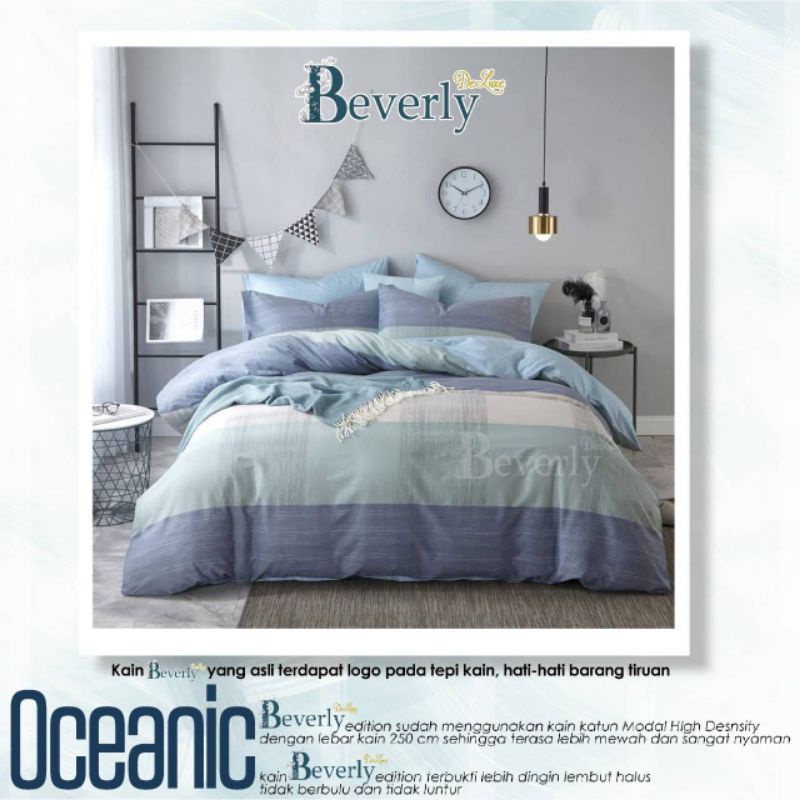 sprei motif oceanic BEVERLY