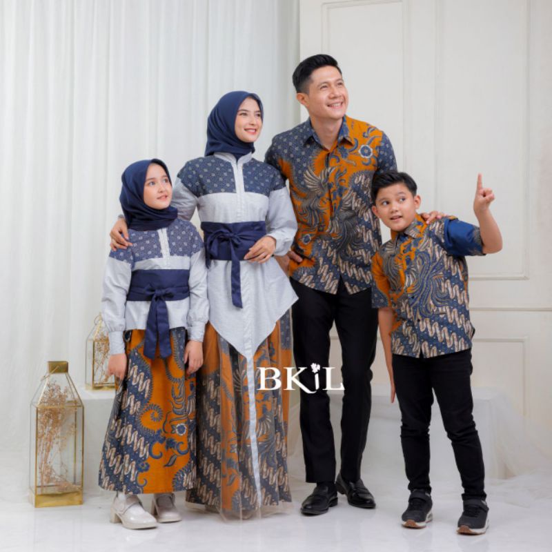 BAJU GAMIS COUPLE SARIMBIT KELUARGA PASANGAN MUSLIM NIBRAS AURORA PURPLE CHAYRA