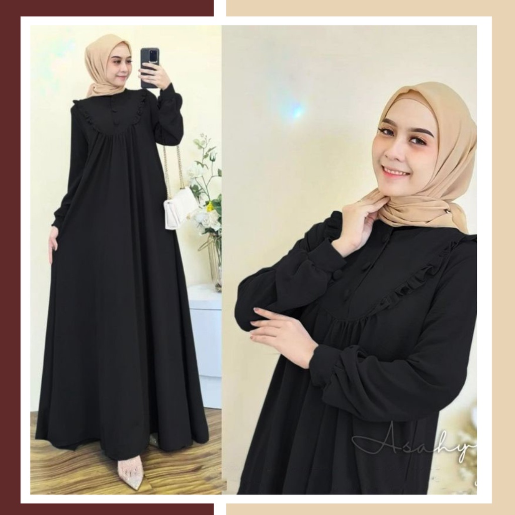 GAMIS WANITA REMAJA MAXY GAMIS WANITA KEKINIAN TERBARU 2023 LEBARAN GAMIS MODERN SIMPLE ELEGAN TAPI 