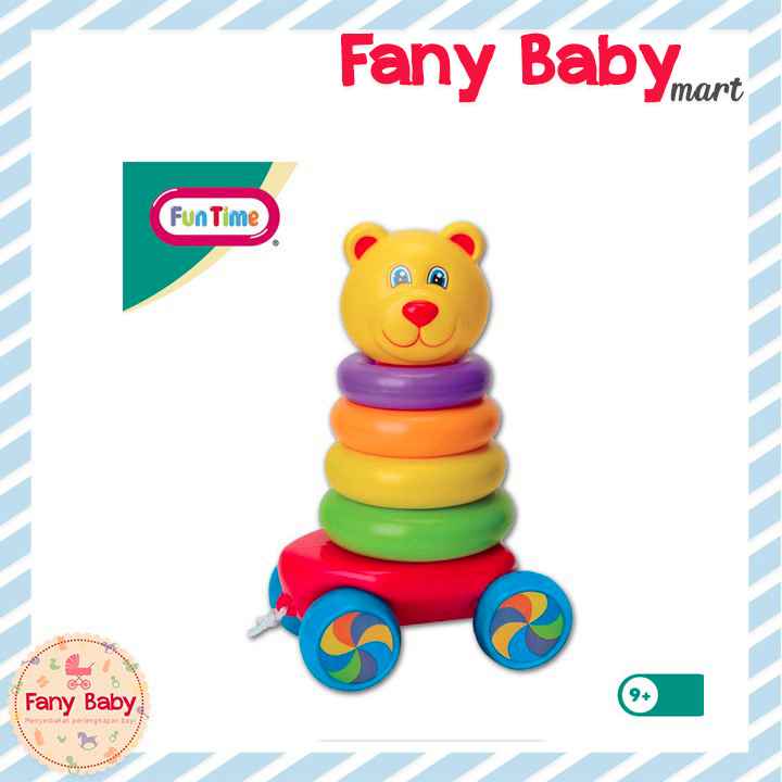 FUNTIME TOYS FULL ALONG STACKING TEDDY ROLY POLY / 5005
