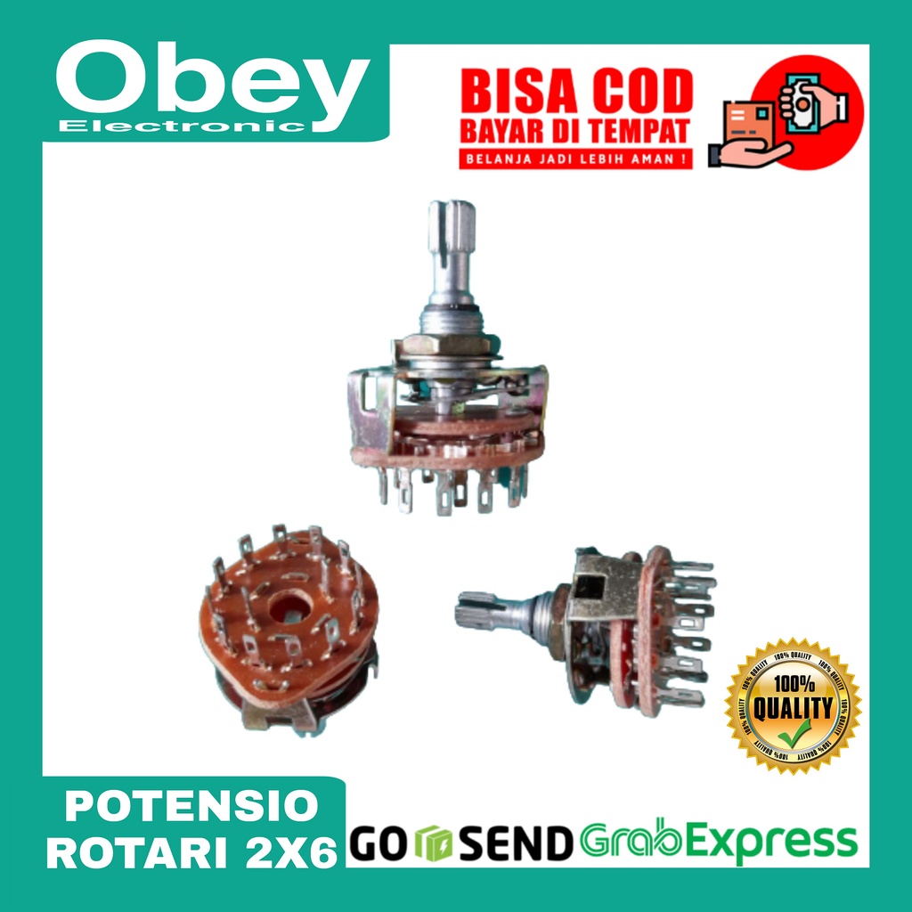 POTENSIO ROTARI 2x6