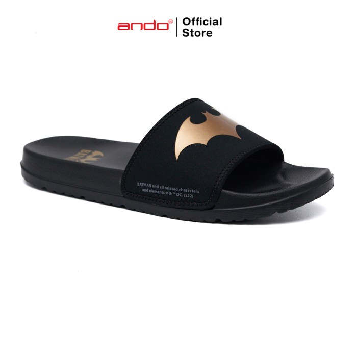 Sandal Pria Sandal Selop Batman Bt 204 Pria Dewasa - Hitam - 43(I3U7) ORIGINAL Sandal Pria Import Pr