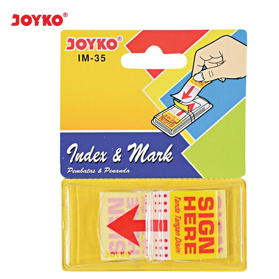 

Index & Mark SIGN HERE Joyko IM-35