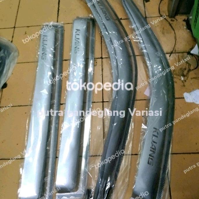 Talang air mobil Toyota kijang kapsul lgx 97 sampe 2004 silver 4pcs