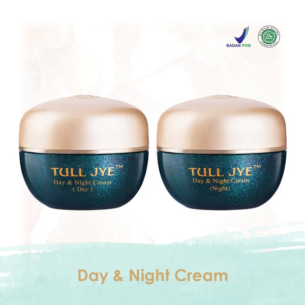 Tull Jye Cream Hijau - satu set day &amp; night @10gr