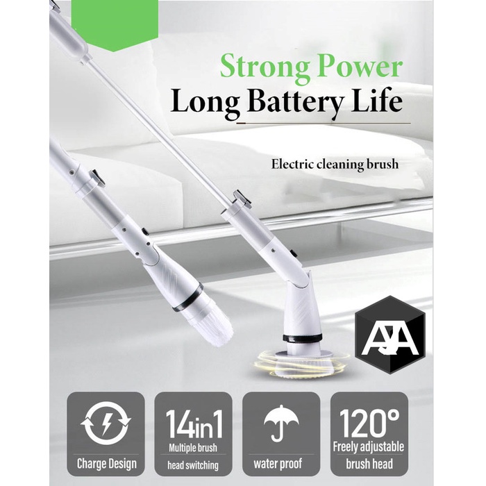 Terlaris Sikat Wc Elektrik Wireless Jesopb / Sikat Kamar Mandi Elektrik