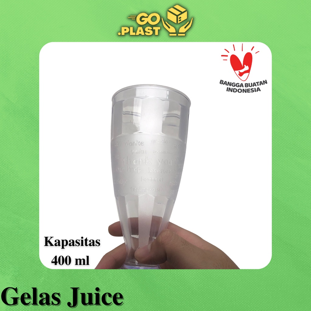 GELAS JUS 400 ML MUG PLASTIK 400 ML GELAS PLASTIK TEBAL