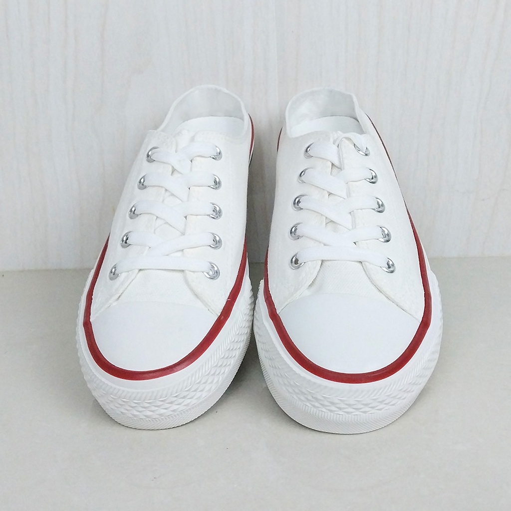 Sepatu Sneakers Tanpa Tutup Belakang Slip On Canvas Import Kekinian Wanita Korean Syle Casual SPT-01