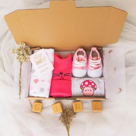 ➤ Hampers Baby Parcel Bayi Baju Bayi Newborn Laki Laki Perempuan Kado Bayi Lahiran Cowok Cewek Lengk