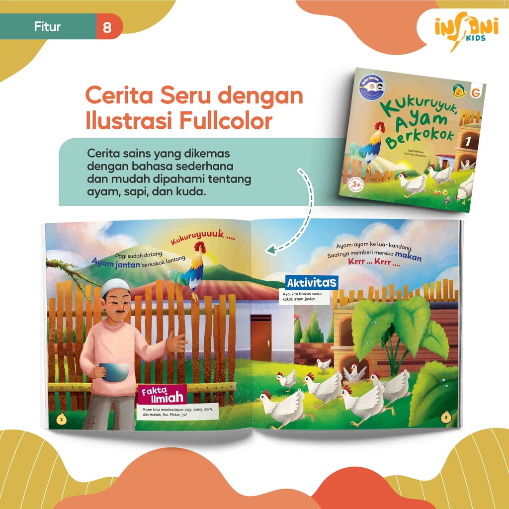 Buku Anak Islami 1 Set Seri Hewan Ternak (Isi 3 Buku) - Gema Insani