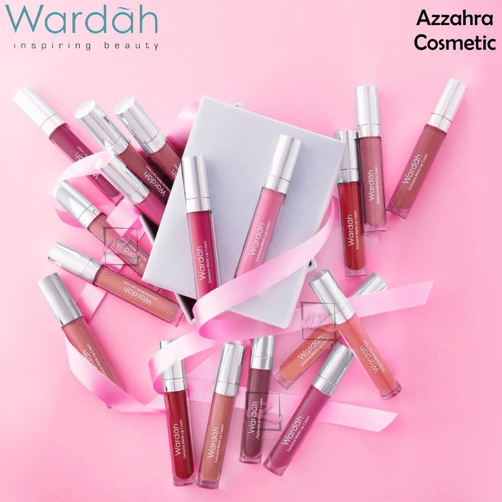 Wardah Exclusive Matte Lip Cream - Liquid Lip Cream Warna Intense dan Tahan Lama