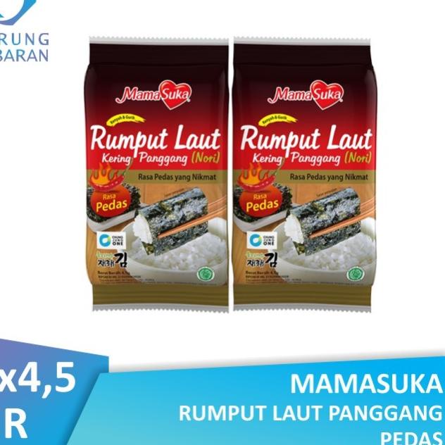 

Hot Sale Mamasuka Rumput Laut Panggang Spicy (Isi 2 Pcs)