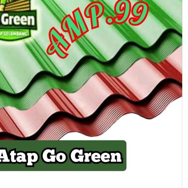 ♖ atap Go Green./atap plastik./atap Gelombang ➥
