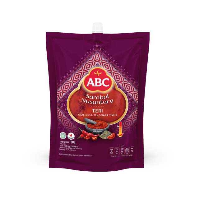 

ABC SAMBAL TERI POUCH 180GR