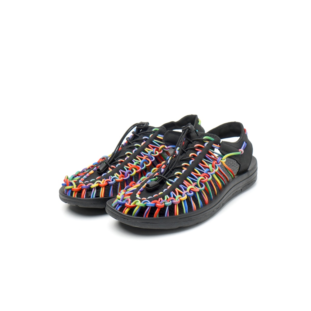 Sandal Pria Portee Goods Loom Sandal Rainbow Black