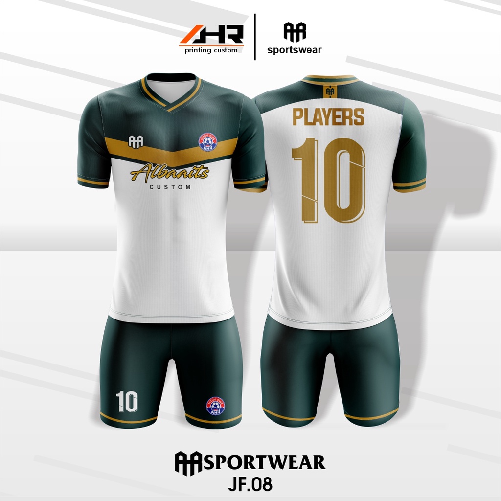 JERSEY FUTSAL & JERSEY SEPAK BOLA FULL PRINTING ALBAITS JF-08