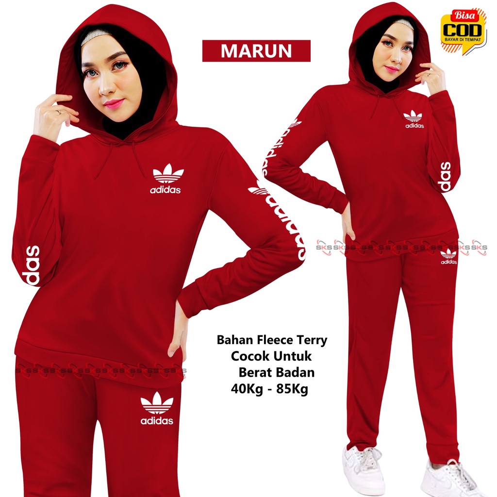 Setelan Olahraga Wanita Hoodie, BISA COD &amp; Gratis Ongkir TM 00014 A  Setelan Training Senam, Setelan Training ads bunga, Trening Wanita Joging Training Suit Sportswear Suit paling laris Kostum Senam Joging Baju Olahraga Sepeda Paling Trend Terkini