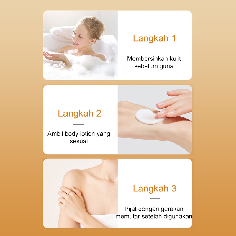 VitaminC Whitening body lotion Pemutih badan Whitening shower gel 250ml Sabun Mandi Cair Mencerahkan Kulit Melembabkan kulit Brightening body wash