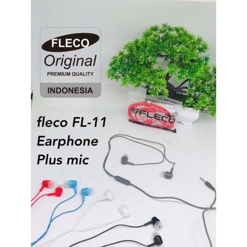 GROSIR HANDSFREE FLECO FL11 EARPHONE BY SMOLL