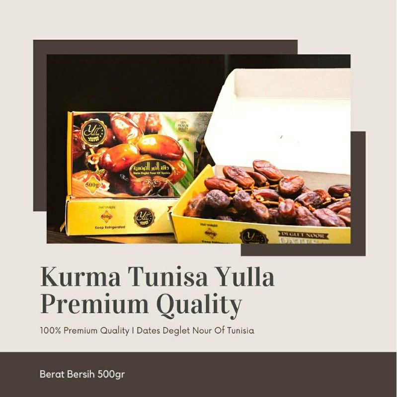 

Kurma Tunisia YULLA PREMIUM QUALITY 500 gr