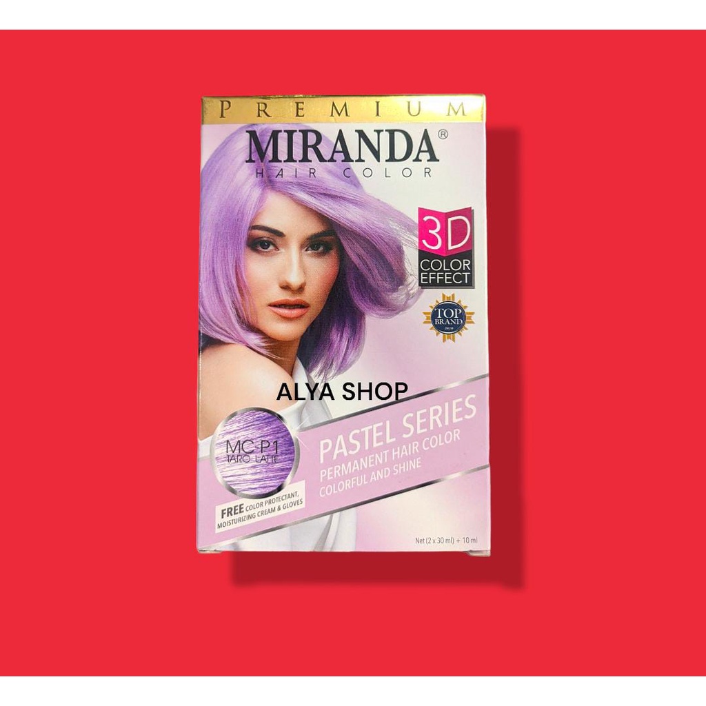 MIRANDA HAIR COLOR ( Cat Rambut Permanen ) Pastel Series 30ml