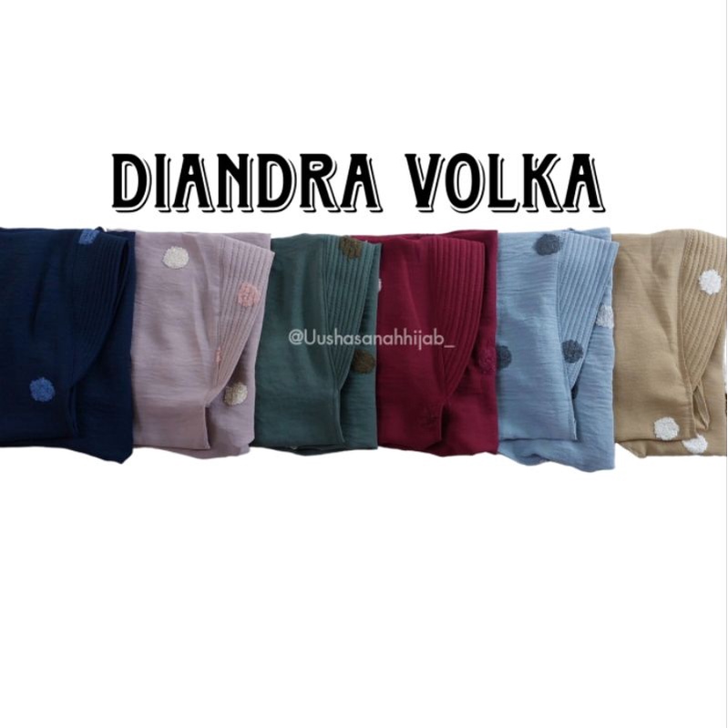 [ De.al Hijab ] DIANDRA VOLKA••hijab pet lits••hijab crinkel embroidry