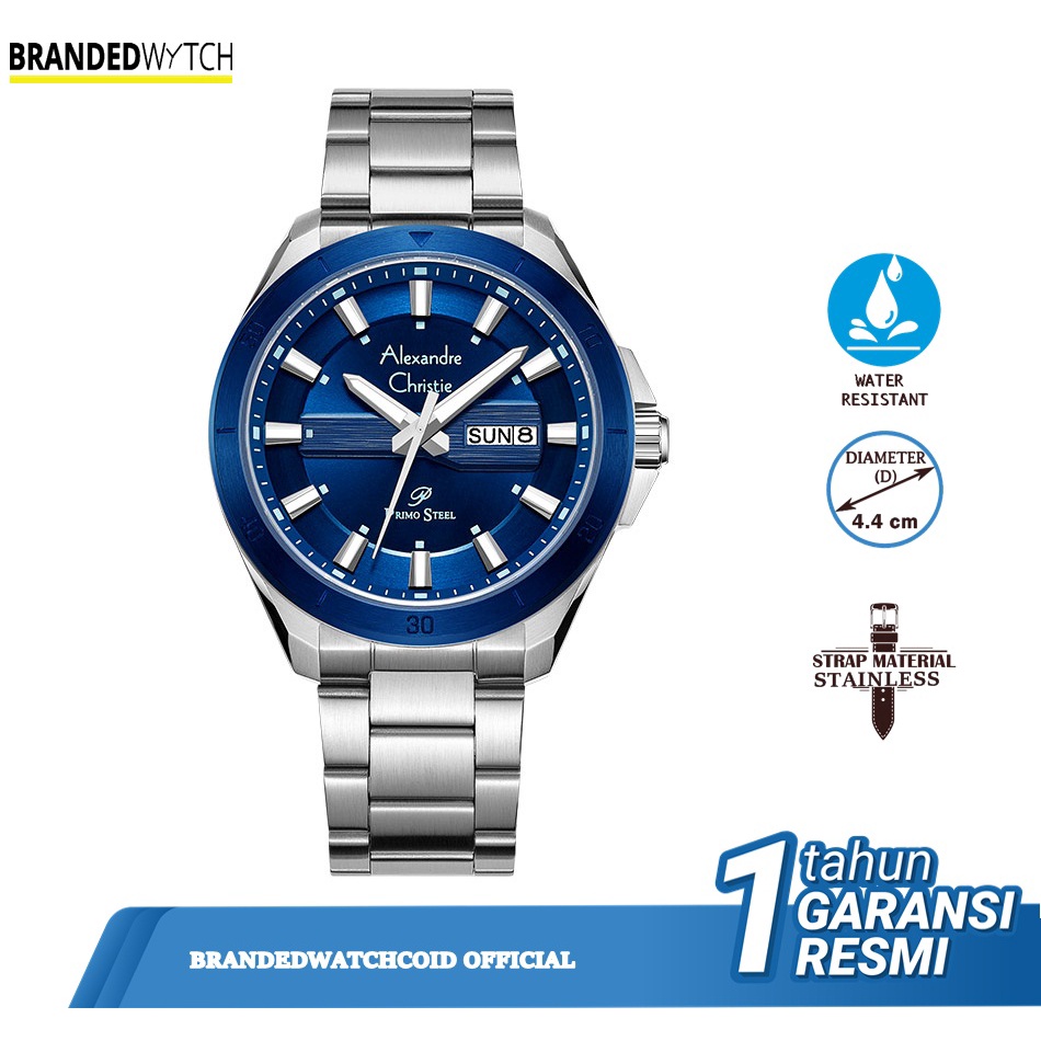 Alexandre Christie/ Alexander AC 6670 Jam Tangan Pria Original