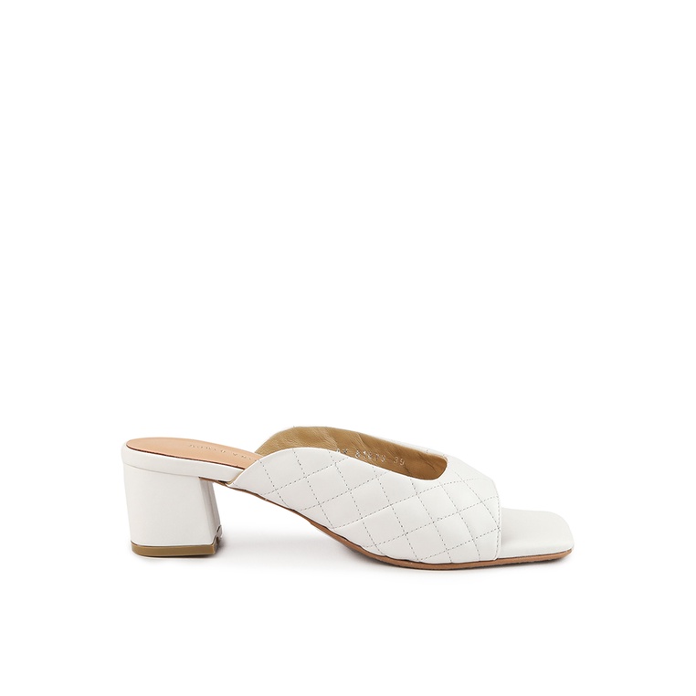 Sepatu Heels Andre Valentino Original Warna putih Hil Lamaran Feminim Branded Ladies 81683Za Wanita 
