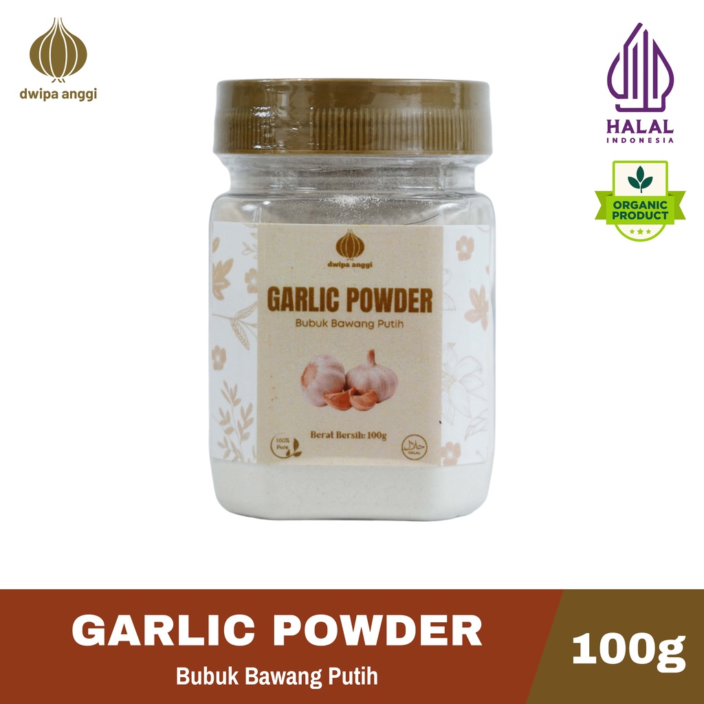 

Bubuk Bawang Putih 100g | White Garlic Powder | Bumbu Bawang Putih Bubuk Premium | Bumbu Kering