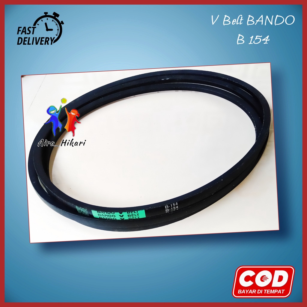 Bando B 154  V Belt / Fan Belt / Tali Kipas / Tali Pulley