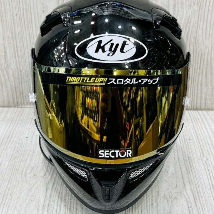 Helm Kyt K2 Rider Black Glossy Paket Ganteng Fullface K2Rider Storfeecaa