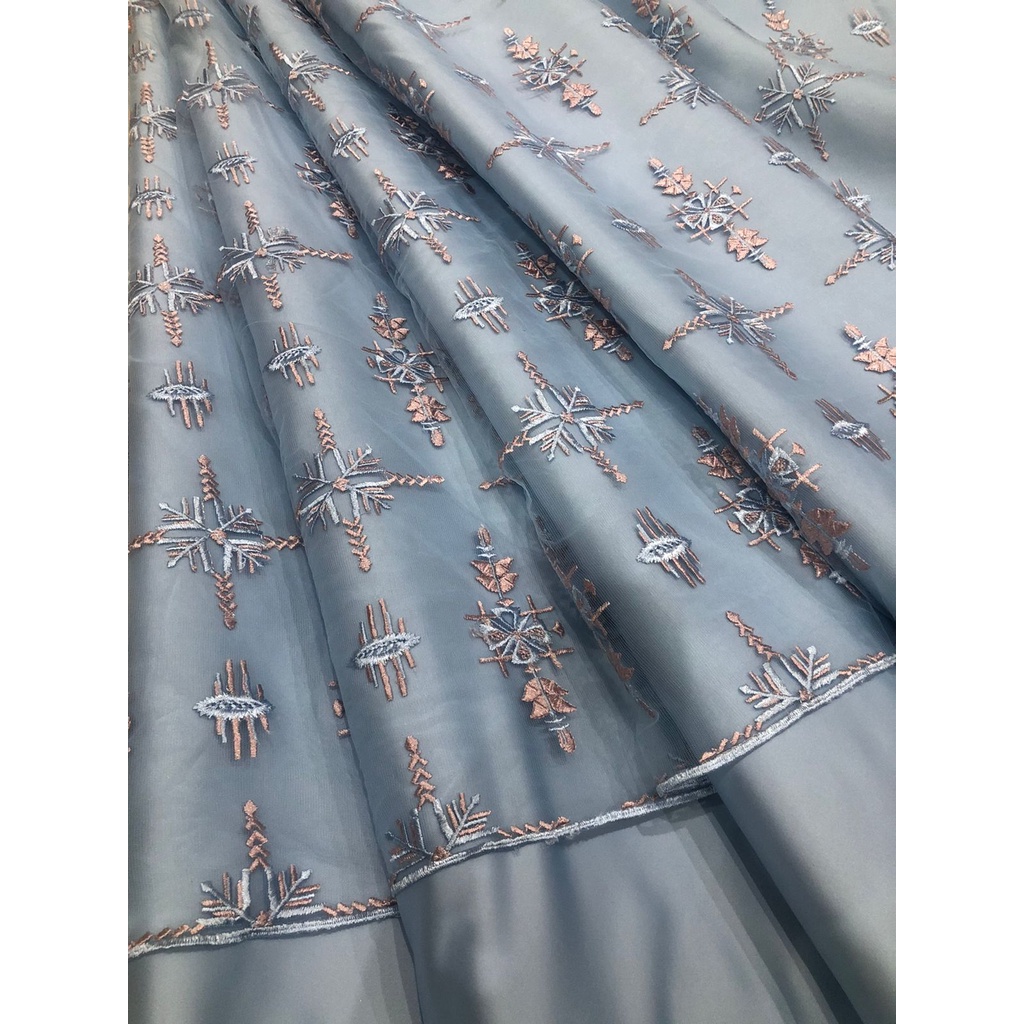 tulle organza sapto/ tulle etnik sapto/ tulle etnik pesanan kak kiky
