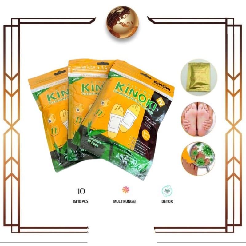 Kinoki Koyo Detox Gold 1 box isi 10 pcs Koyo Kinoki Original Kinoki Foot Patch