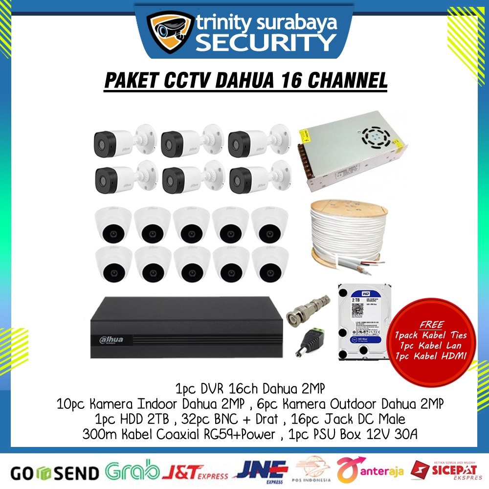 Paket CCTV 16channel DAHUA