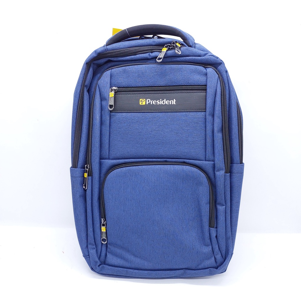 TAS LAPTOP PRESIDENT PREMIUM 18 INCHI GARANSI 2 TAHUN ORIGINAL / TAS KERJA PRESIDENT ORIGINAL 18&quot; / TAS SEKOLAH KULIAH PRESIDENT COWOK CEWEK ANTI MALING BERKUALITAS KUAT TAHAN LAMA  TAS LAPANGAN JINJING TERBARU / TAS DUKUNG SMP SMA KULIAH PRESIDENT ASLI