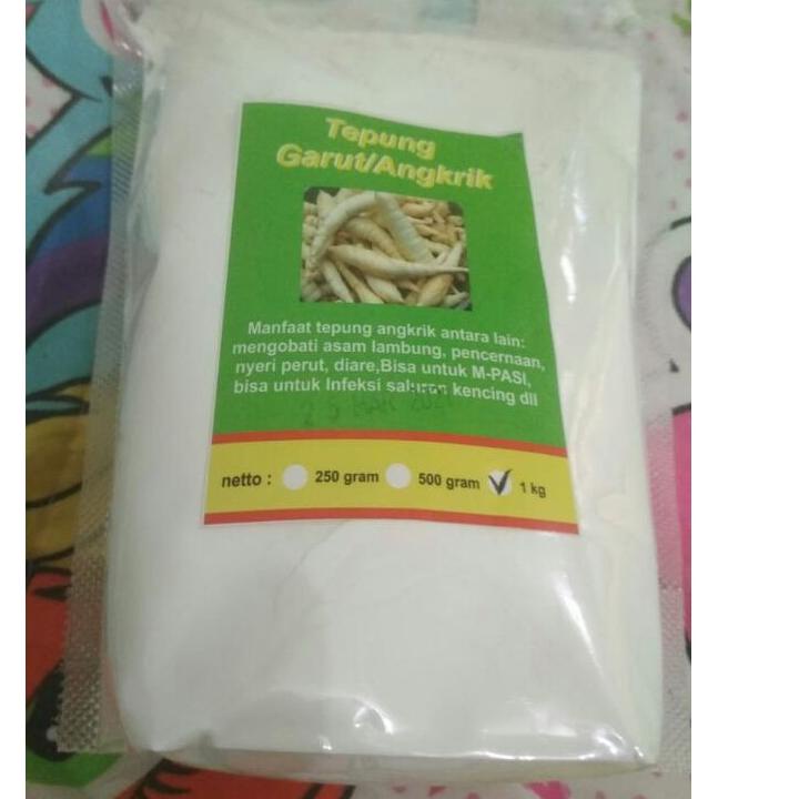

۝ (READY) TEPUNG GARUT/AROOWROOT/PATI ASAM LAMBUNG - 1 KG ▲