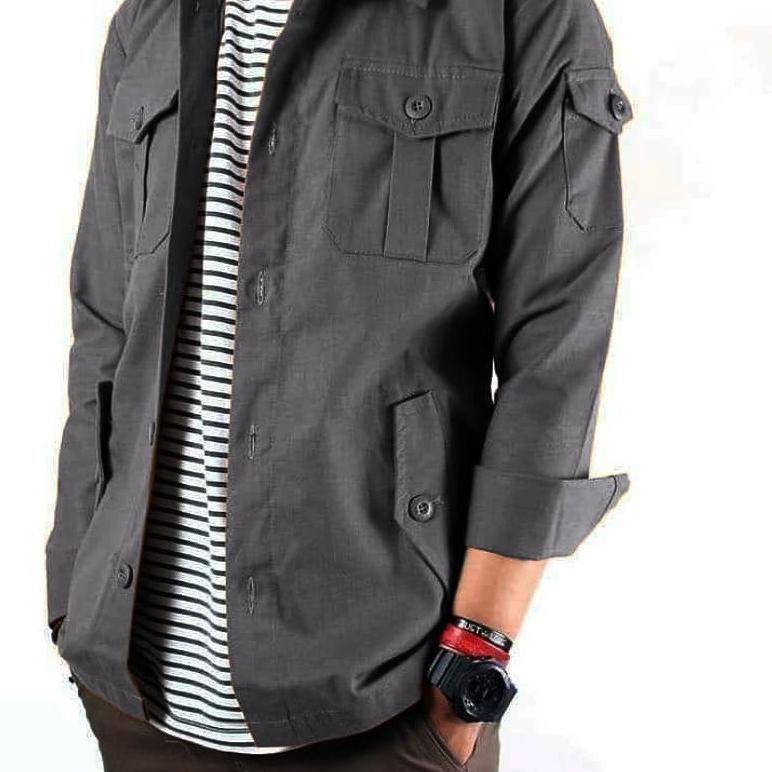 ✴ MVP - Button/SK2 Semi Parka - Jaket Semi Parka ✽