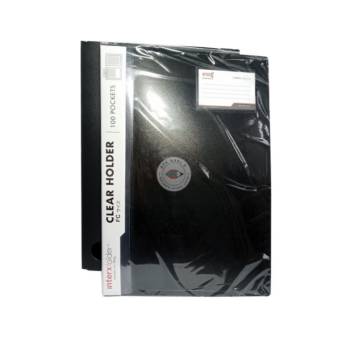 

Inter X Clear Holder Folio Isi 100 Lembar + Cover Box Tebal - Warna Star Seller