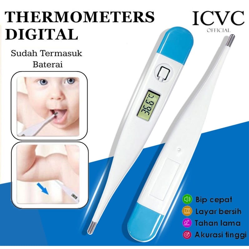 Thermometer Digital Alat Pengukur Suhu Bayi - Termometer Bayi Anak Anak