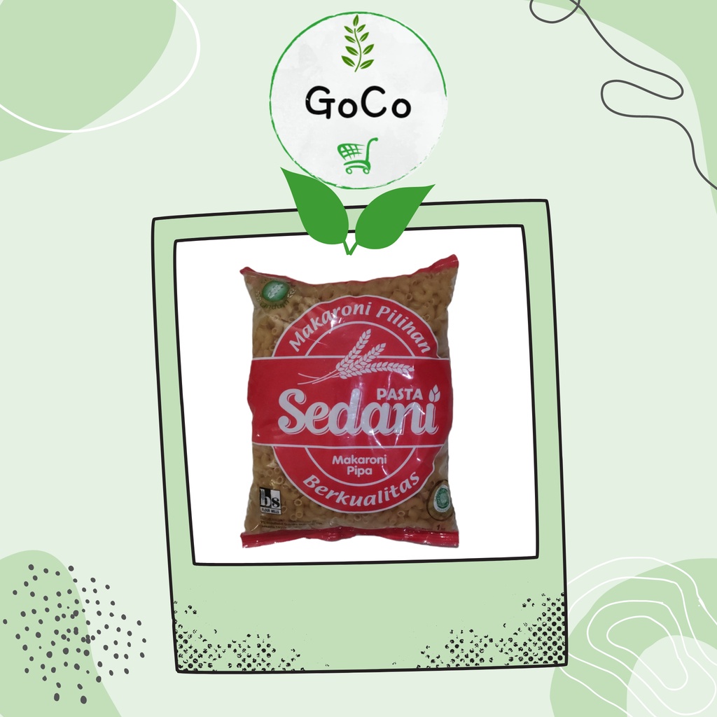 

SEDANI | Makaroni Pipa | Pasta | 1 Kg |Eco-Friendly Packaging by GoCo