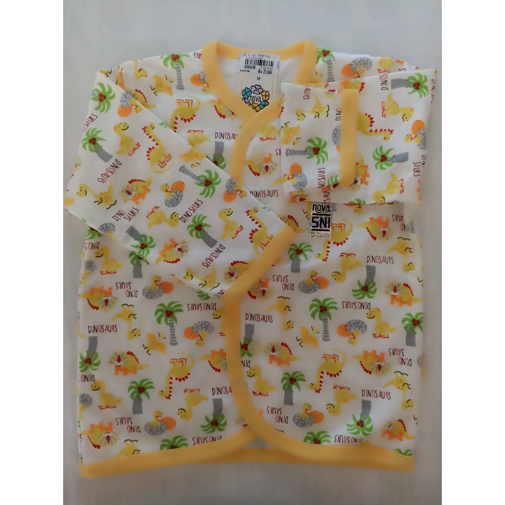 Nova Baju Anak Tangan Panjang Dinosaurs-M-L