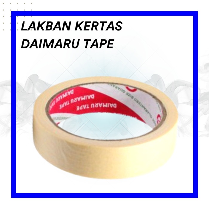 

~~~~~] Lakban Kertas Masking Tape Daimaru 1" 2