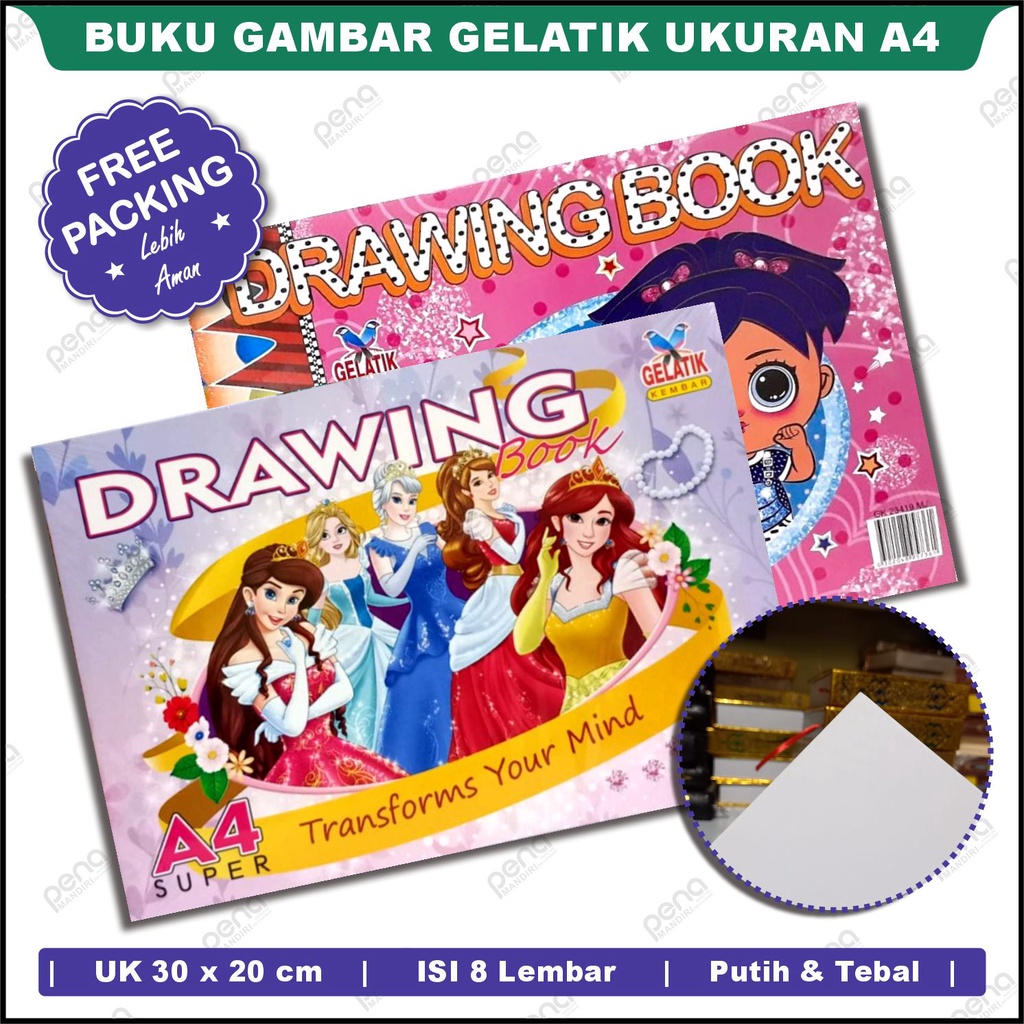 Buku Gambar Gelatik Ukuran A4