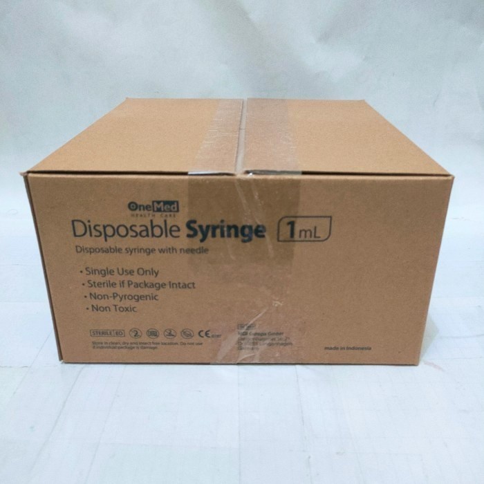 Disposable Syringe 1 CC Spuit OneMed 1 ML Suntikan OneMed