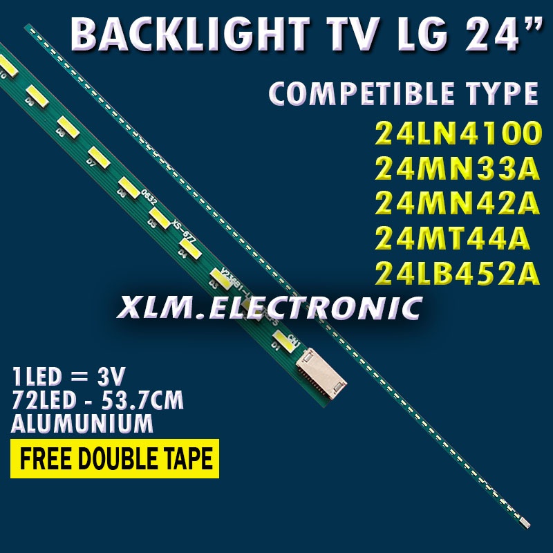 BACKLIGHT LG 24LN4100 24MN33A 24MN42A 24MT44A 24LB452A