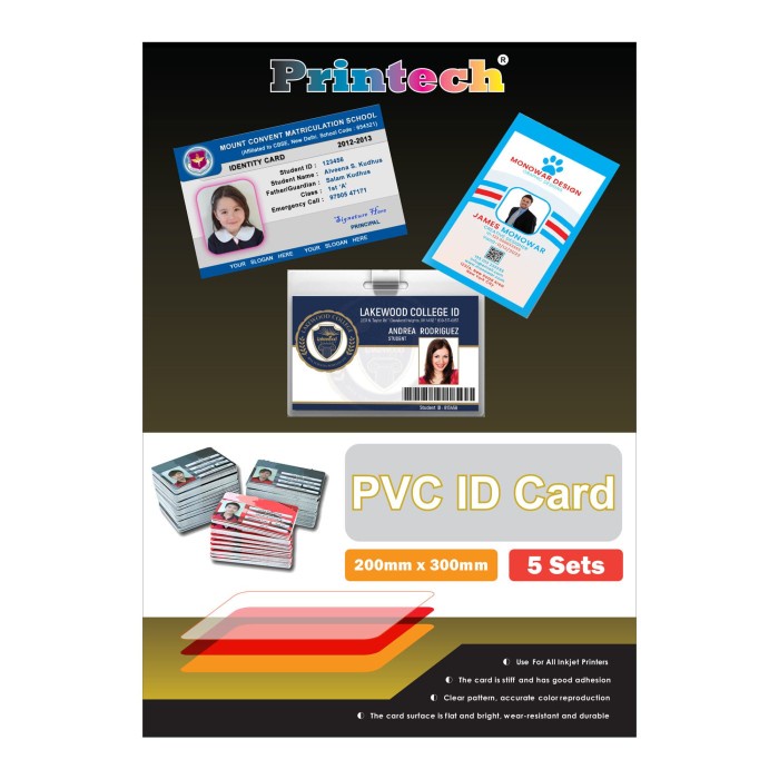 

Kertas Pvc Printech / Printech Pvc Id Card 20X30Cm - 02024 Star Seller