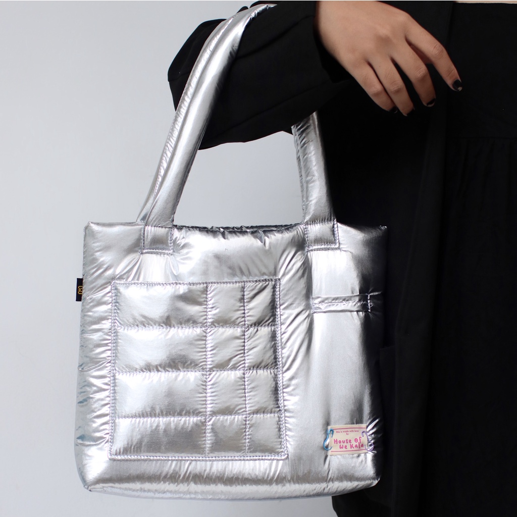 House Of We.Kala - Tote Bag Wanita Pria Tas Bahu Dyas Puffy Bag