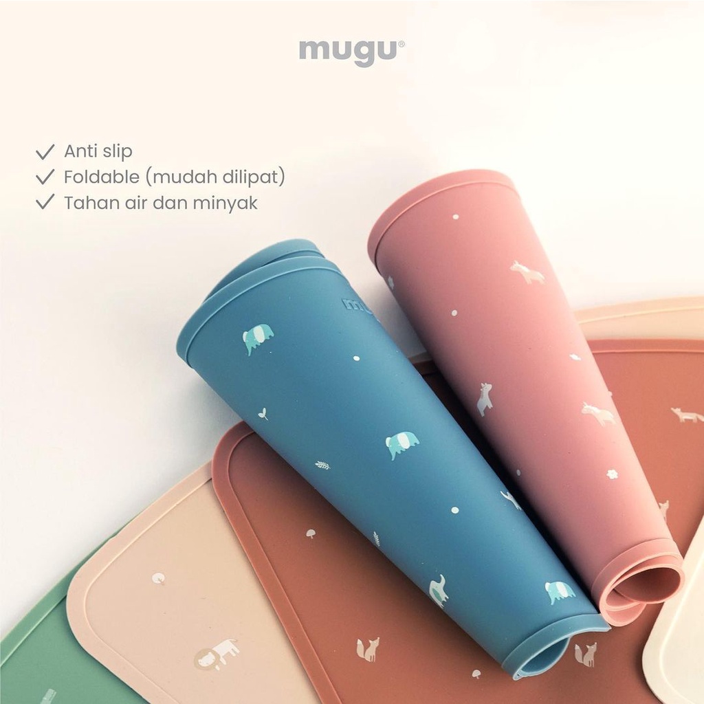 Mugu - Silicone Placemat / Tatakan &amp; Alas Makan Bayi Anak