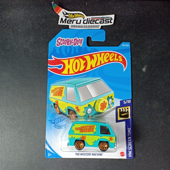 HOT WHEELS THE MYSTERY MACHINE SCOBYDOO TERLARIS