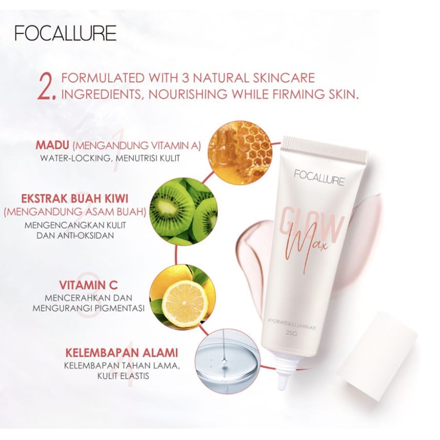 FOCALLURE blurmax pore minimize primer /  glow hydrating primer /primer focallure